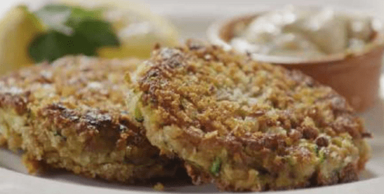 Zucchini Crab Cakes